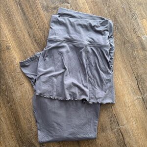 Women's Gray Skirted Leggings NEW